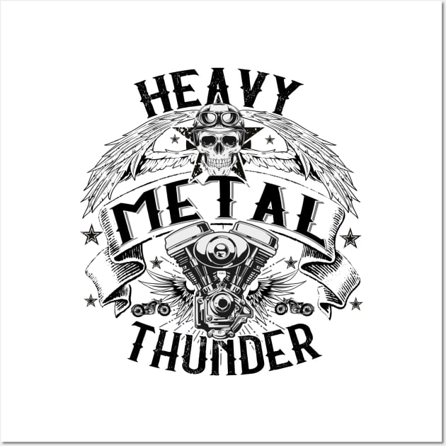 Heavy Metal Thunder Wall Art by clad63